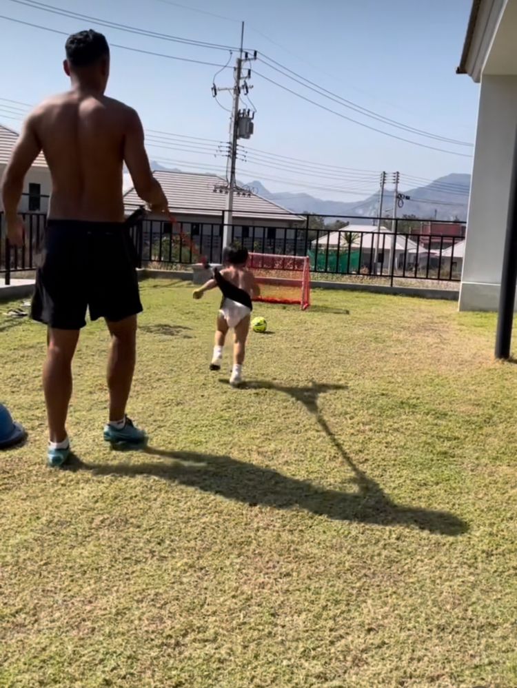 Pai e filho juntos